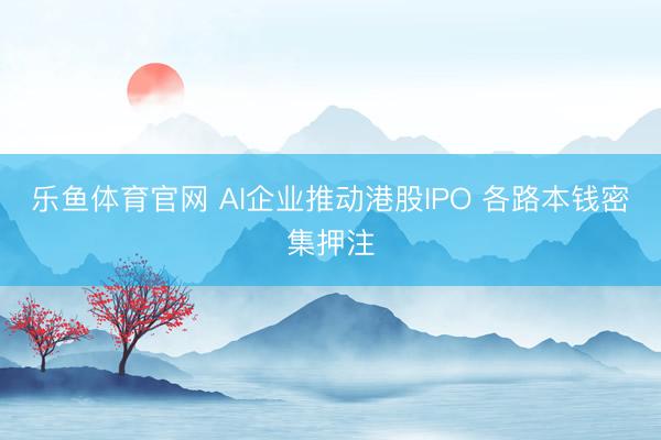 乐鱼体育官网 AI企业推动港股IPO 各路本钱密集押注